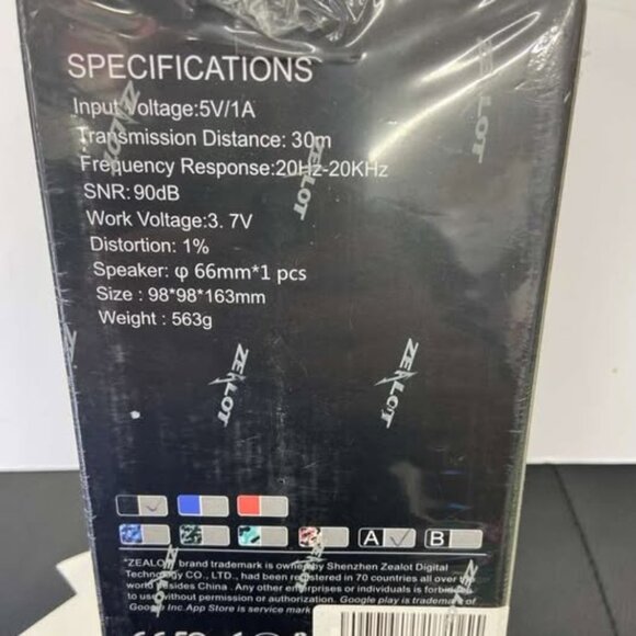 Zealot S61 Bluetooth Speaker – Super Bass, Portable Wireless Speaker with LED Li - Picture 2 of 2